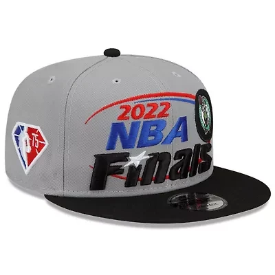 NBA Gray/Black Boston Celtics 2022 Eastern Conference s Locker Room 9FIFTY Snapback Adjustable Hat