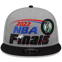 NBA Gray/Black Boston Celtics 2022 Eastern Conference s Locker Room 9FIFTY Snapback Adjustable Hat