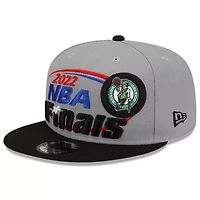 NBA Gray/Black Boston Celtics 2022 Eastern Conference s Locker Room 9FIFTY Snapback Adjustable Hat