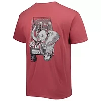 Alabama Crimson Tide NCAA Hyperlocal Elephant T-Shirt