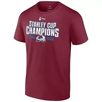 NHL Fanatics Colorado Avalanche 2022 Stanley Cup s Jersey Roster T-Shirt