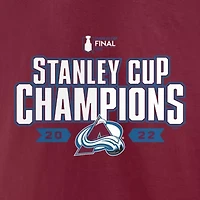 NHL Fanatics Colorado Avalanche 2022 Stanley Cup s Jersey Roster T-Shirt