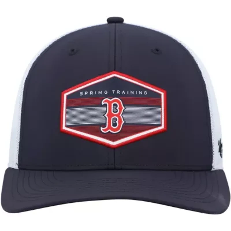 Boston Red Sox MLB Navy/White Boston Sox Spring Training Burgess Trucker Adjustable Hat