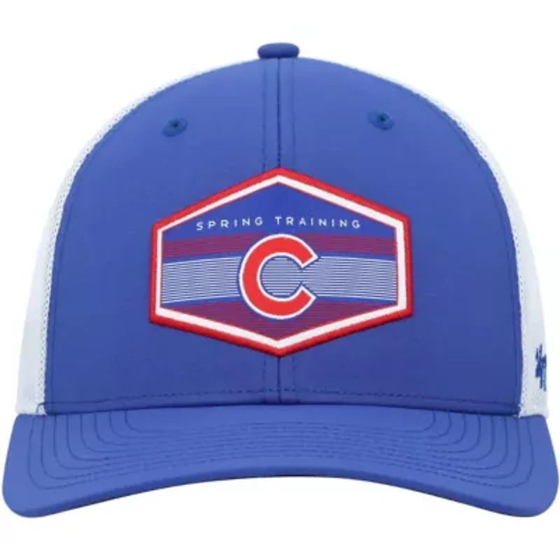 MLB Royal/White Chicago Cubs Spring Training Burgess Trucker Adjustable Hat