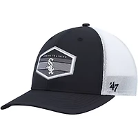 Chicago White Sox MLB Black/White Chicago Sox Spring Training Burgess Trucker Adjustable Hat