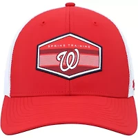 MLB Red/White Washington Nationals Spring Training Burgess Trucker Adjustable Hat