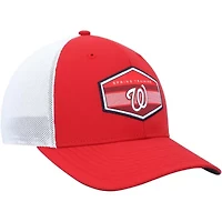 MLB Red/White Washington Nationals Spring Training Burgess Trucker Adjustable Hat