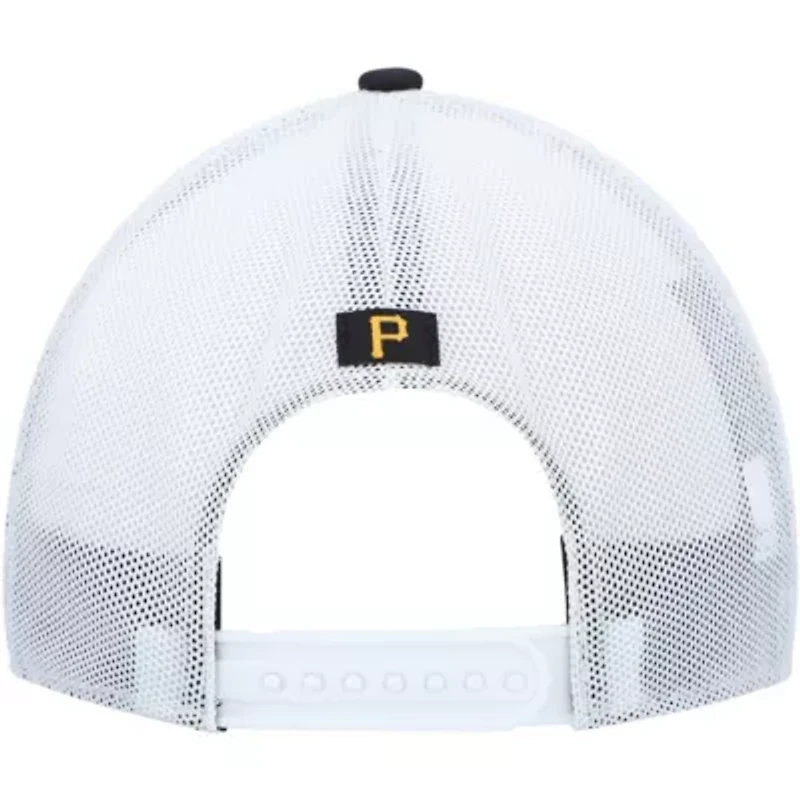 MLB Black/White Pittsburgh Pirates Spring Training Burgess Trucker Adjustable Hat