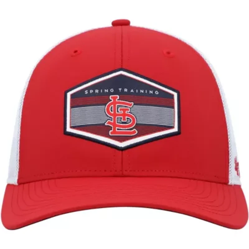 MLB Red/White St. Louis Cardinals Spring Training Burgess Trucker Adjustable Hat