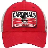 MLB Red/Tan St. Louis Cardinals Four Stroke Clean Up Trucker Snapback Hat