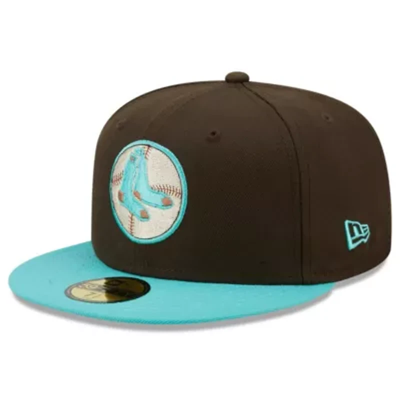 Boston Red Sox MLB Brown/Mint Walnut 59FIFTY Fitted Hat