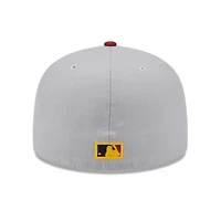 MLB Gray/Red New York Yankees World Series s Undervisor 59FIFTY Fitted Hat