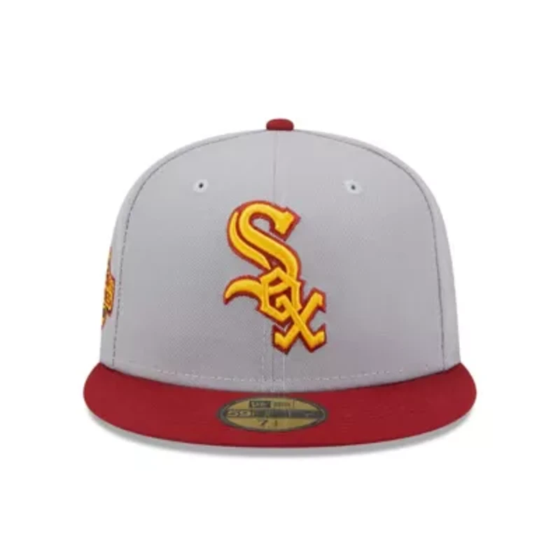Chicago White Sox MLB Gray/Red Undervisor 59FIFTY Fitted Hat