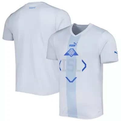 Soccer National Teams Iceland Team 2022/23 Away Replica Jersey