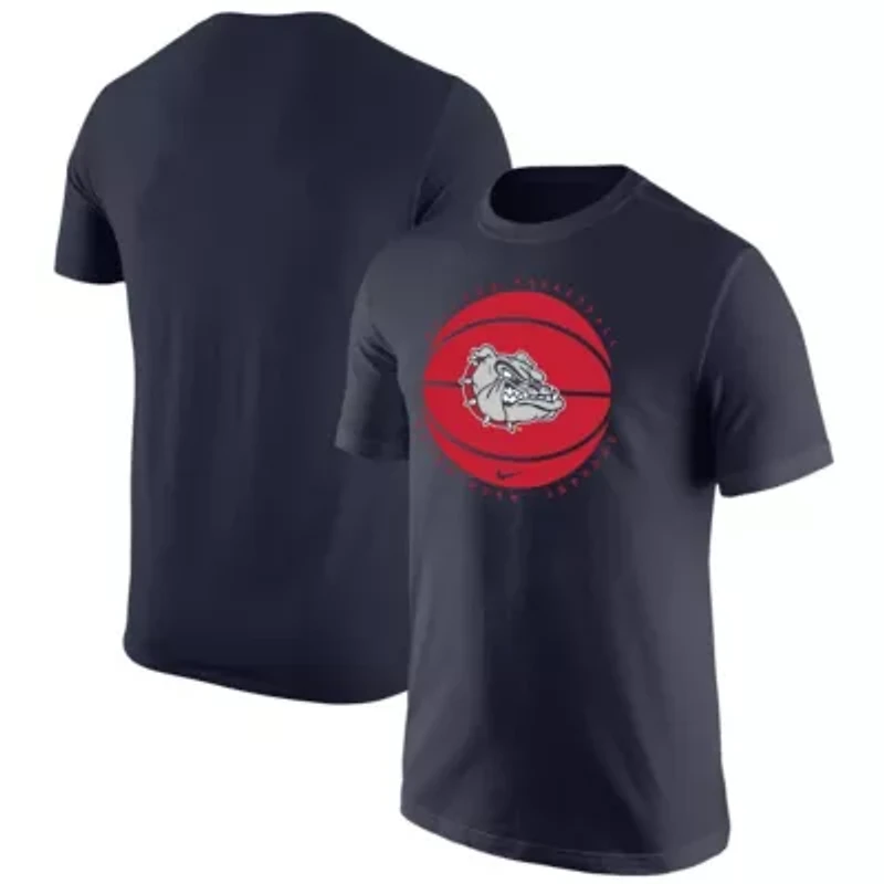 Gonzaga University Bulldogs NCAA Nike Basketball Logo T-Shirt