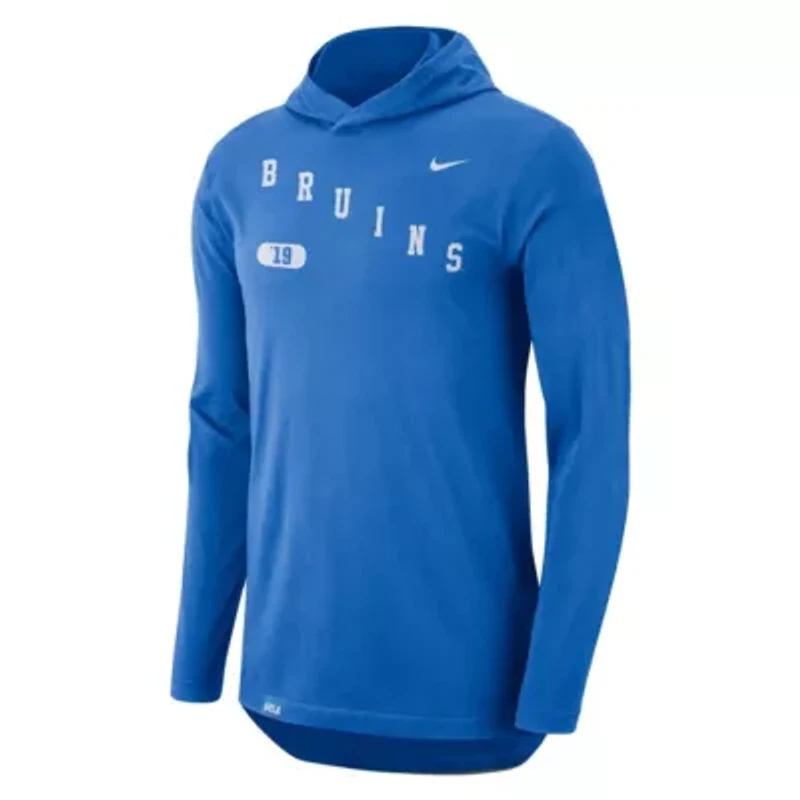 NCAA Nike UCLA Bruins Team Performance Long Sleeve Hoodie T-Shirt