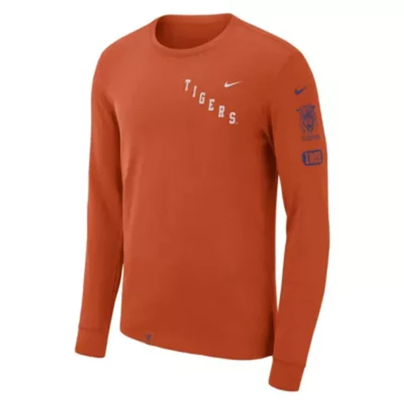 NCAA Nike Clemson Tigers Repeat Logo 2-Hit Long Sleeve T-Shirt