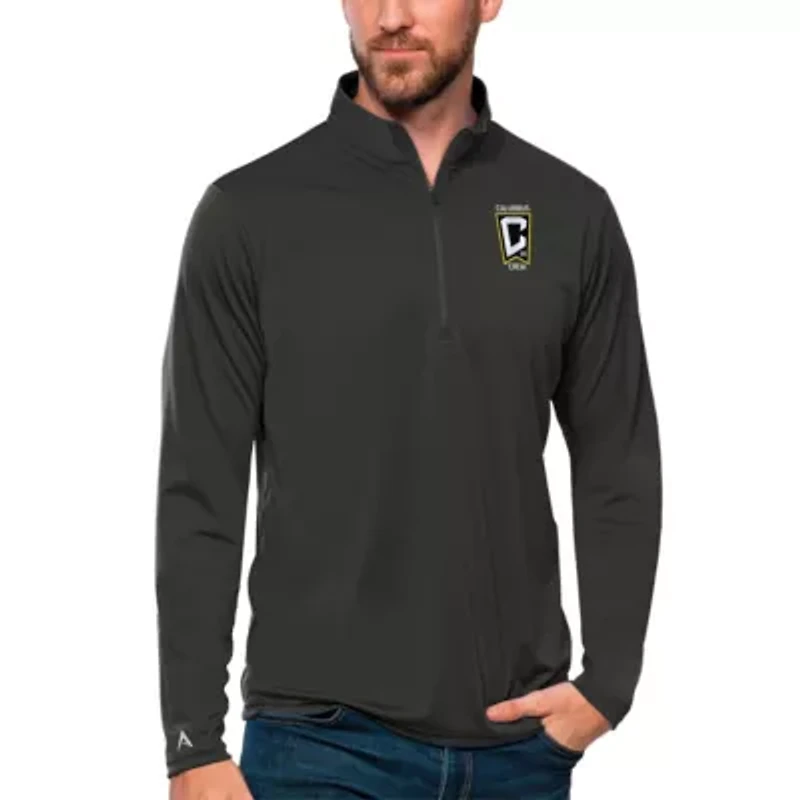 MLS Columbus Crew Tribute Quarter-Zip Pullover Top