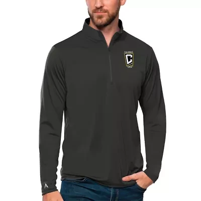 MLS Columbus Crew Tribute Quarter-Zip Pullover Top