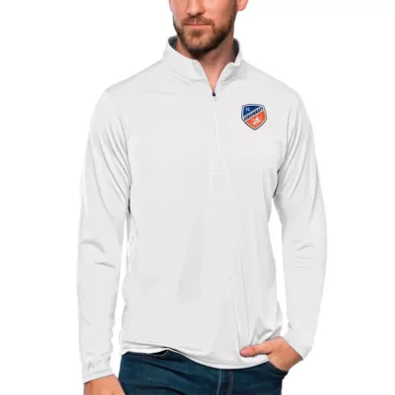 MLS FC Cincinnati Tribute Quarter-Zip Pullover Top