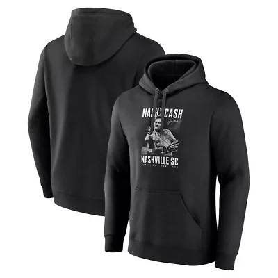 MLS Fanatics Nashville SC Johnny Cash Finger Pullover Hoodie