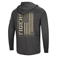NCAA Auburn Tigers Team OHT Military Appreciation Long Sleeve Hoodie T-Shirt