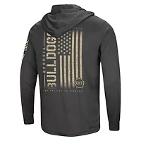 NCAA Georgia Bulldogs Team OHT Military Appreciation Long Sleeve Hoodie T-Shirt