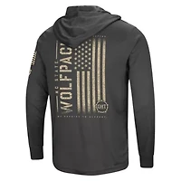 NCAA NC State Wolfpack Team OHT Military Appreciation Long Sleeve Hoodie T-Shirt
