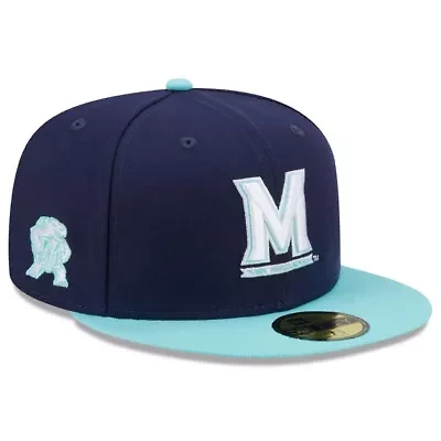 NCAA Navy/Light Maryland Terrapins 59FIFTY Fitted Hat