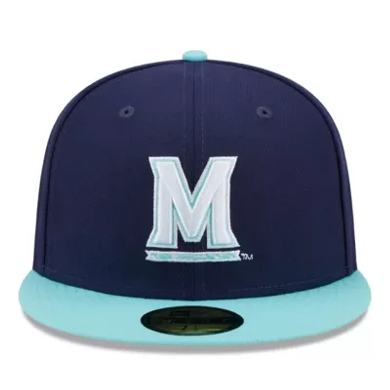 NCAA Navy/Light Maryland Terrapins 59FIFTY Fitted Hat