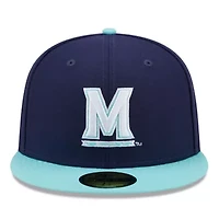 NCAA Navy/Light Maryland Terrapins 59FIFTY Fitted Hat