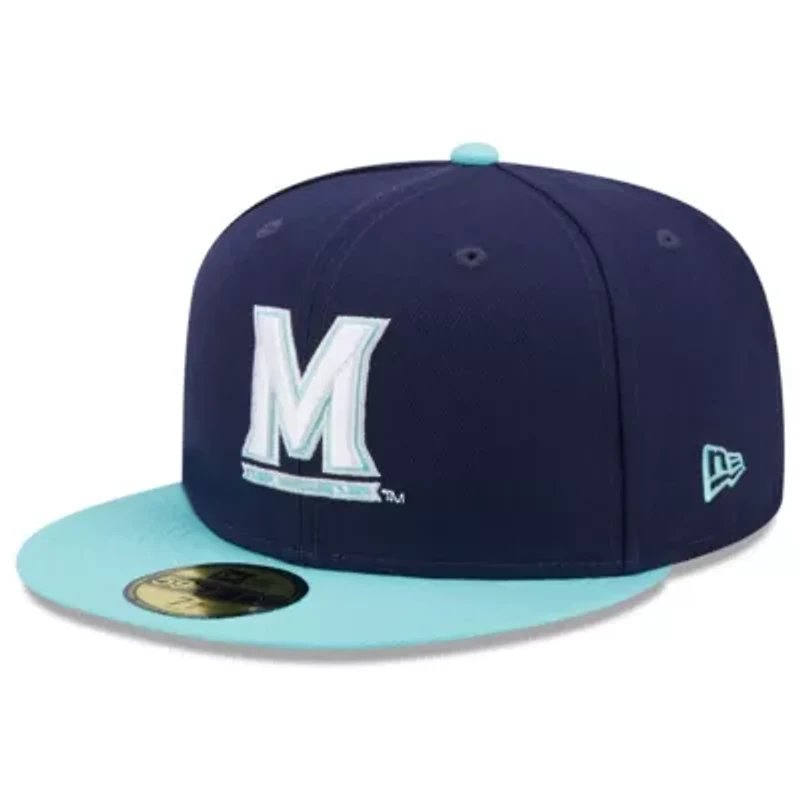 NCAA Navy/Light Maryland Terrapins 59FIFTY Fitted Hat