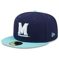 NCAA Navy/Light Maryland Terrapins 59FIFTY Fitted Hat