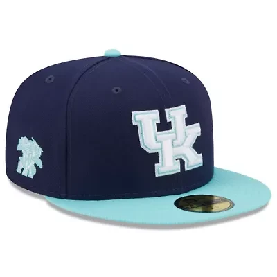 NCAA Navy/Light Kentucky Wildcats 59FIFTY Fitted Hat