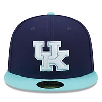 NCAA Navy/Light Kentucky Wildcats 59FIFTY Fitted Hat