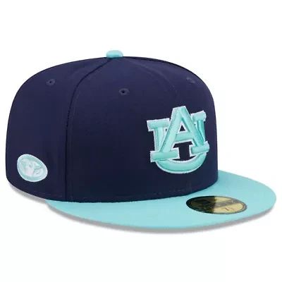 NCAA Navy/Light Auburn Tigers 59FIFTY Fitted Hat