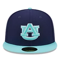NCAA Navy/Light Auburn Tigers 59FIFTY Fitted Hat