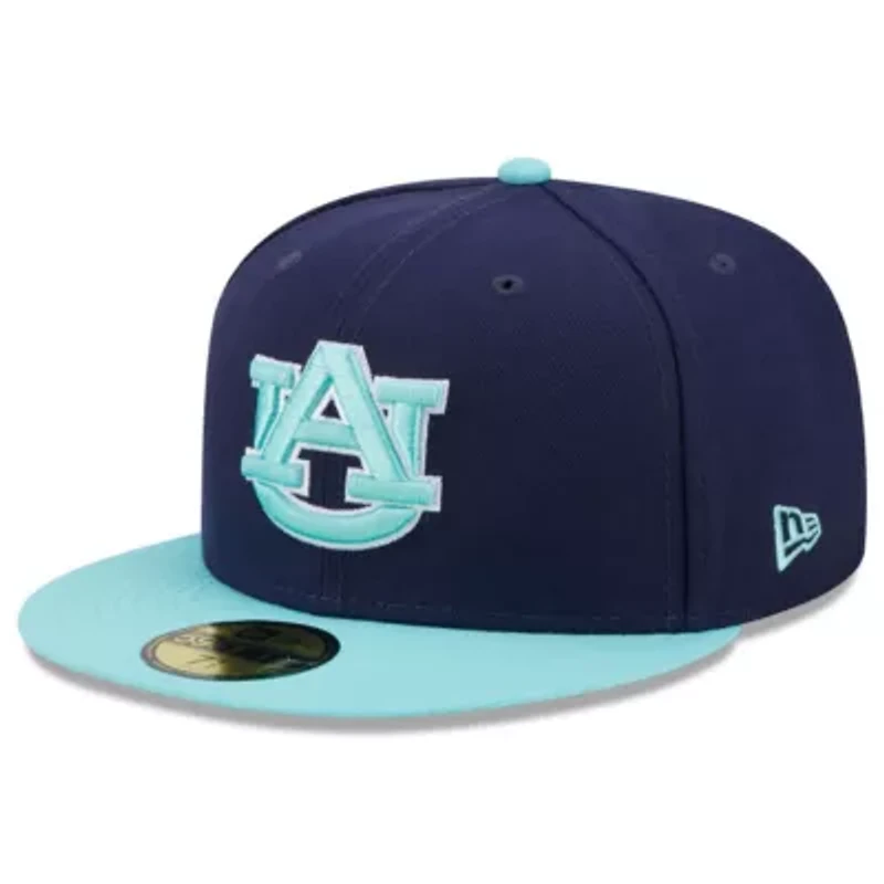 NCAA Navy/Light Auburn Tigers 59FIFTY Fitted Hat
