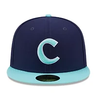 NCAA Navy/Light Clemson Tigers 59FIFTY Fitted Hat