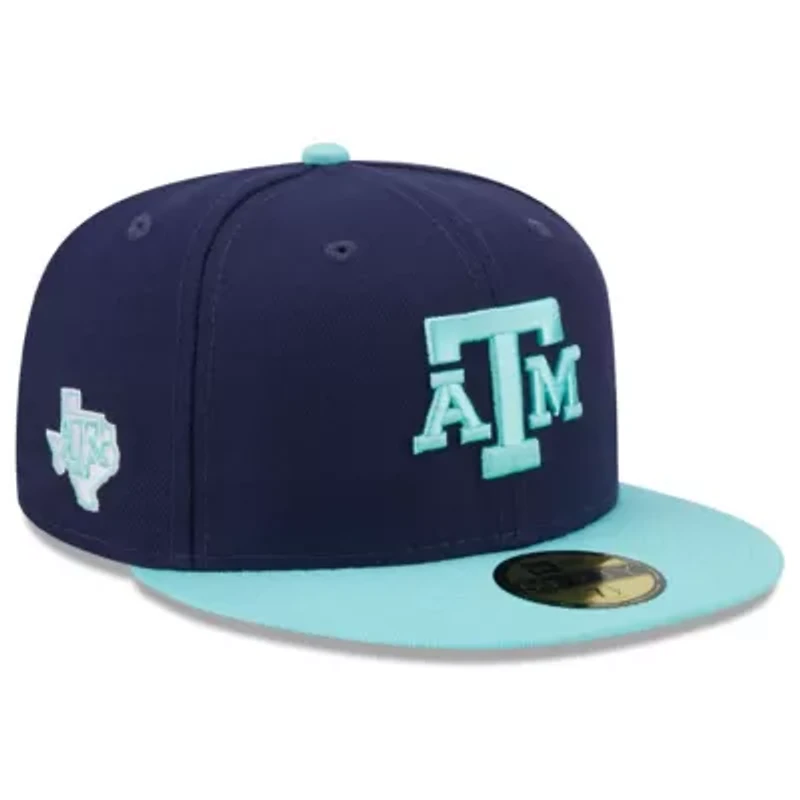 NCAA Navy/Light Texas A&M Aggies 59FIFTY Fitted Hat