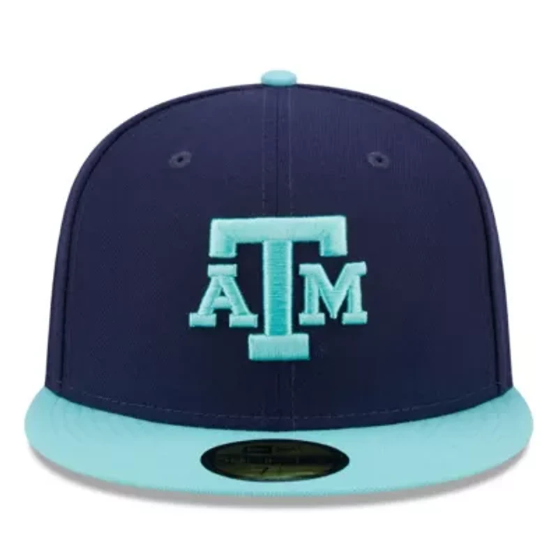 NCAA Navy/Light Texas A&M Aggies 59FIFTY Fitted Hat