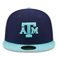 NCAA Navy/Light Texas A&M Aggies 59FIFTY Fitted Hat