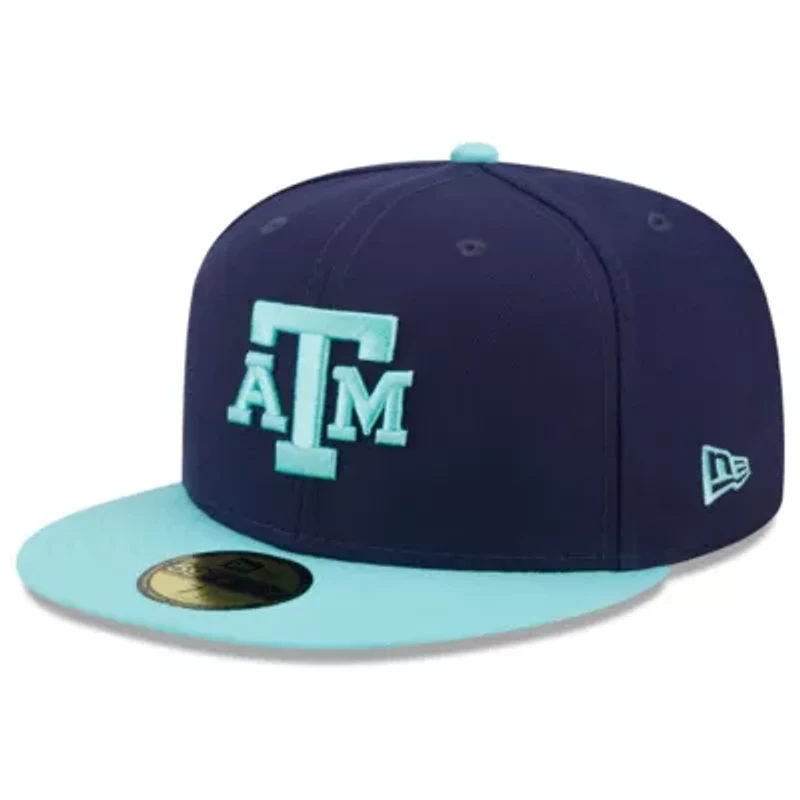 NCAA Navy/Light Texas A&M Aggies 59FIFTY Fitted Hat