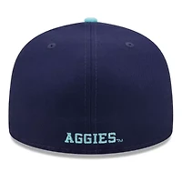 NCAA Navy/Light Texas A&M Aggies 59FIFTY Fitted Hat