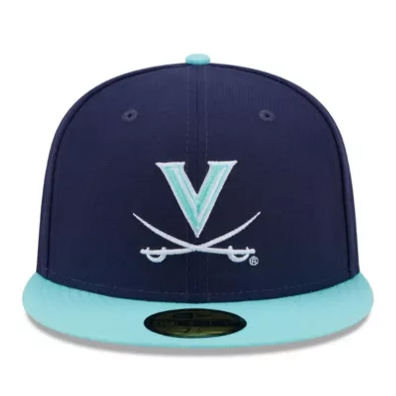NCAA Navy/Light Virginia Cavaliers 59FIFTY Fitted Hat