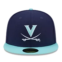 NCAA Navy/Light Virginia Cavaliers 59FIFTY Fitted Hat