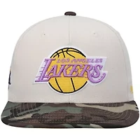 NBA Los Angeles Lakers Hardwood Classics 2010 Finals Patch Off Fitted Hat