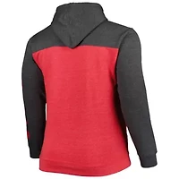 NBA Fanatics ed Chicago Bulls Big & Tall Down and Distance Full-Zip Hoodie