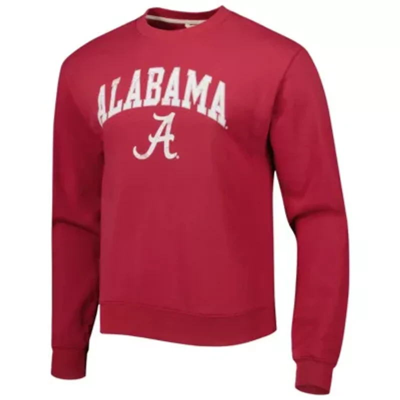 Alabama Crimson Tide NCAA 1965 Arch Essential Lightweight Pullover Sweatshirt