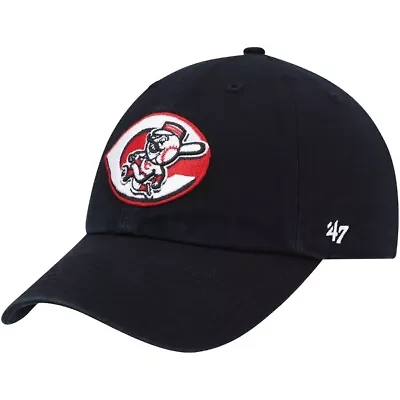 MLB Cincinnati Reds Cooperstown Collection Clean Up Adjustable Hat